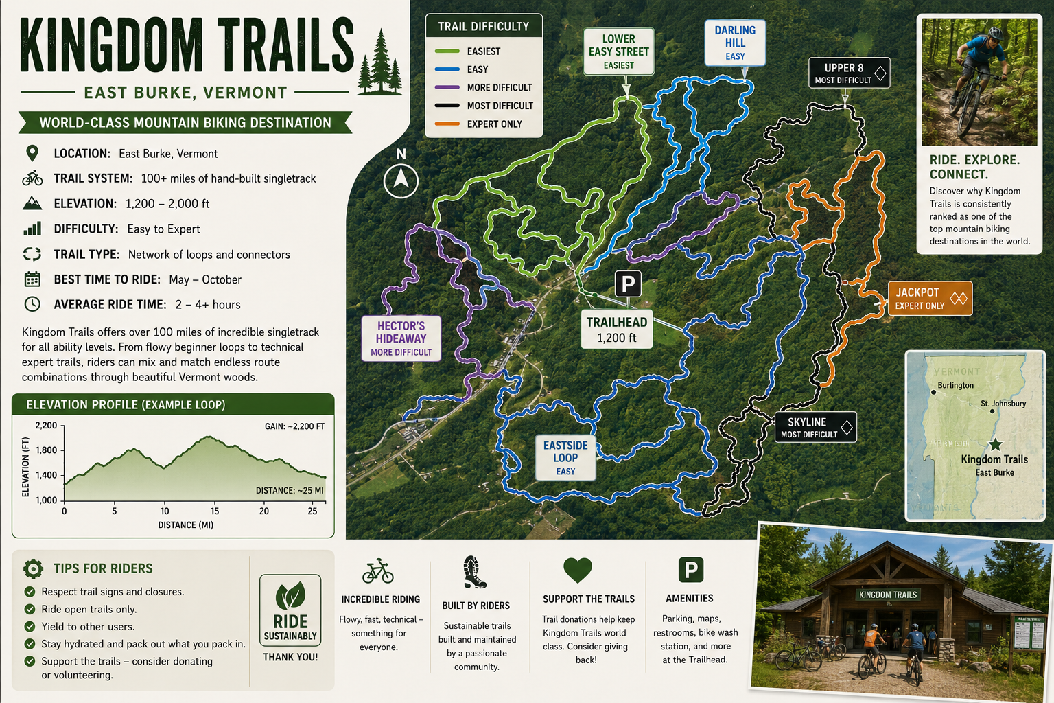 Kingdom Trails: Vermont's World-Class Mountain Bike Network