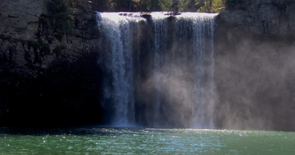 Cane Creek Falls: A Scenic Slide Waterfall Near Williamsburg