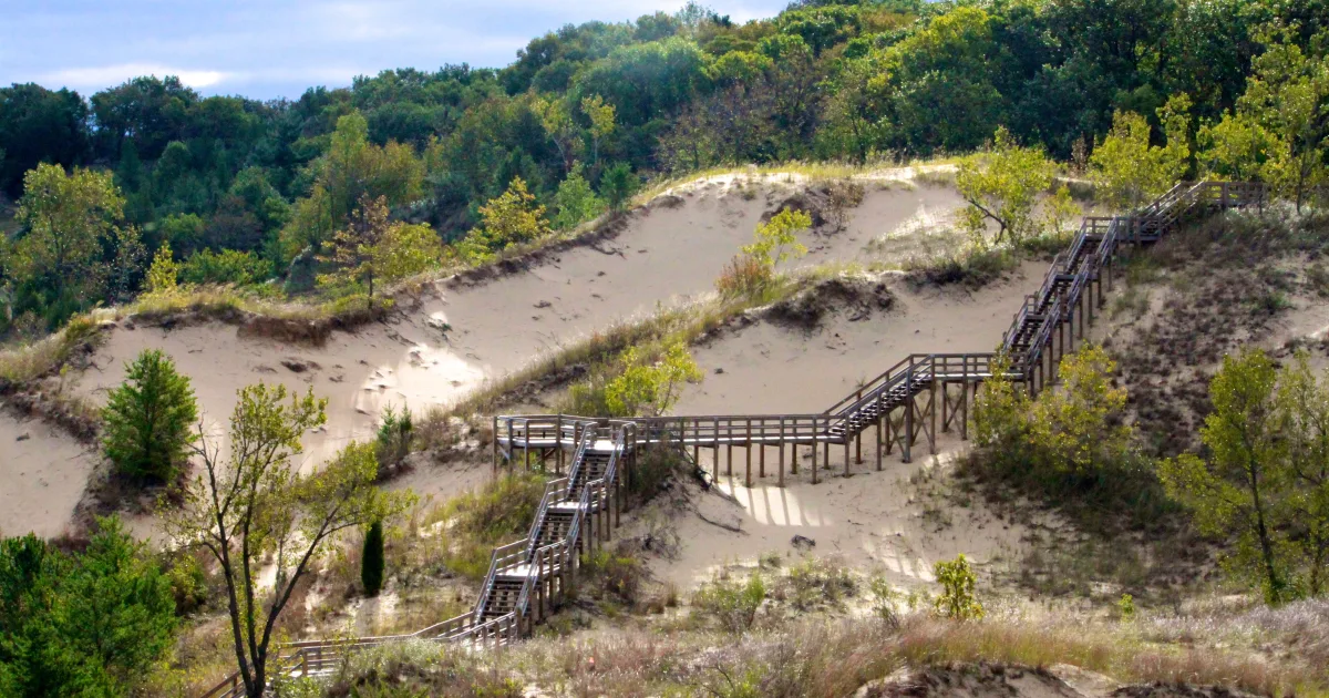 Indiana Dunes West Beach Trail