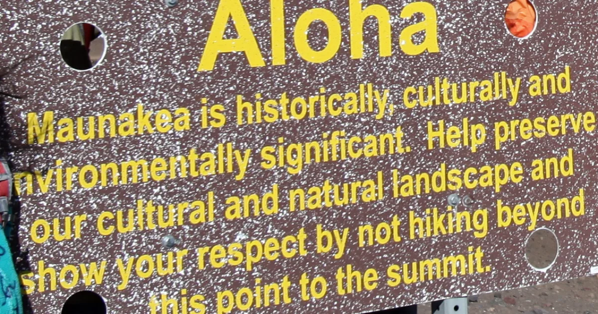 Mauna Kea Summit Trail
