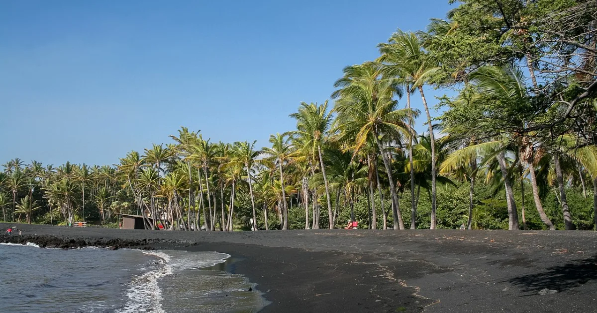 Punaluu Black Sand Beach Walk